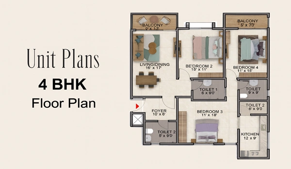 Purva Codename Bliss Floor Plan